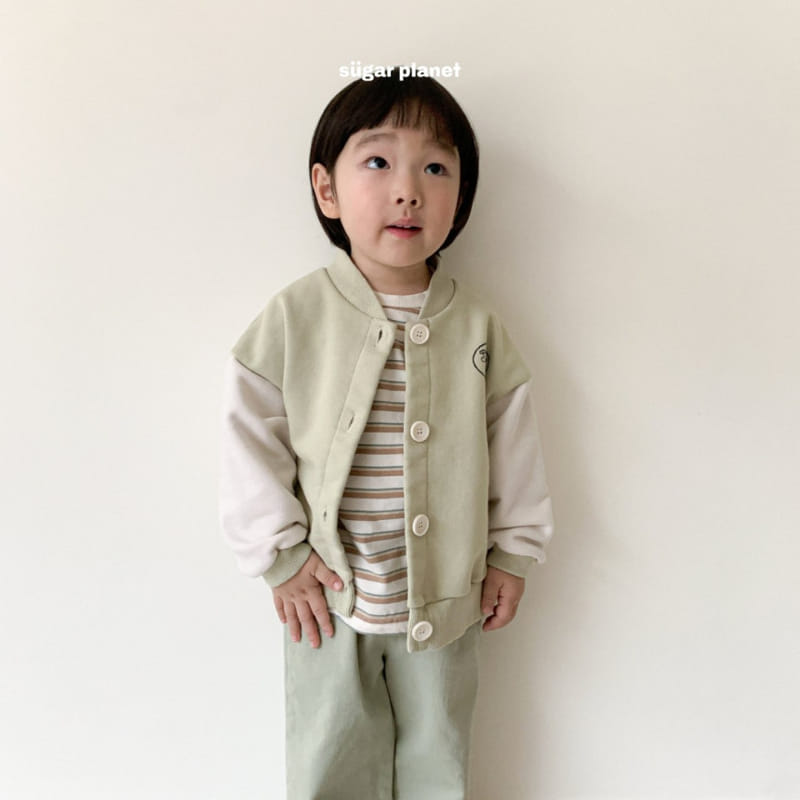 Sugar Planet - Korean Children Fashion - #discoveringself - Just Color Varsity Jacket - 5