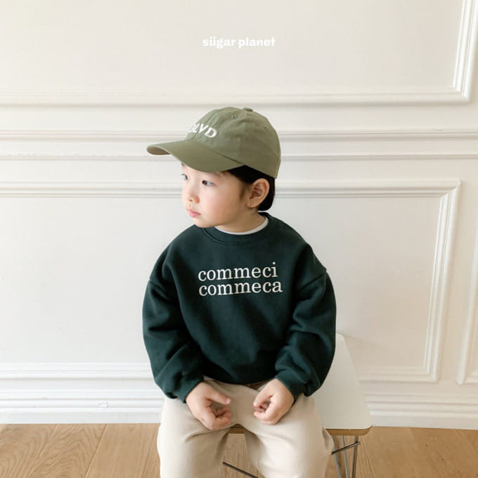 Sugar Planet - Korean Children Fashion - #kidsshorts - Kkom Kkom Sweatshirt