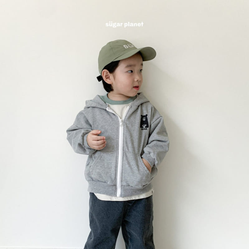 Sugar Planet - Korean Children Fashion - #littlefashionista - Supadupa Hoody Zip Up - 2