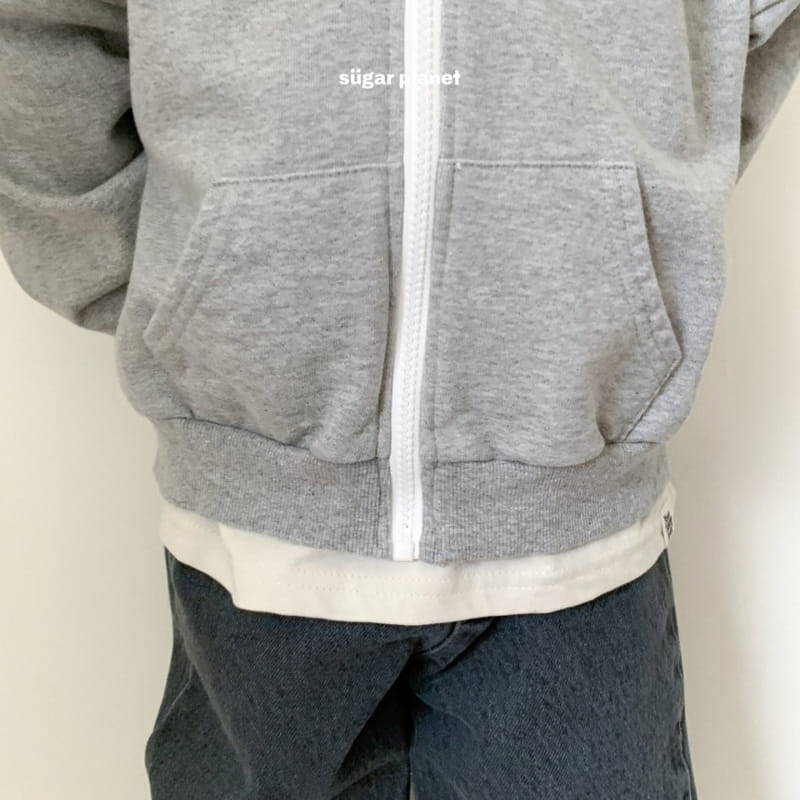 Sugar Planet - Korean Children Fashion - #todddlerfashion - Supadupa Hoody Zip Up - 6