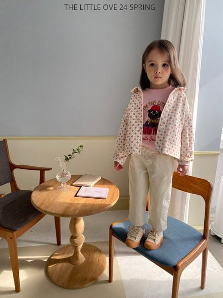 The Little Ove - Korean Children Fashion - #stylishchildhood - Flower Spring Jacket - 10