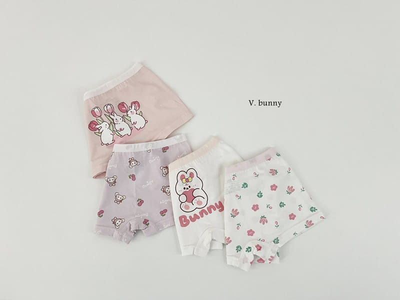 V Bunny - Korean Children Fashion - #Kfashion4kids - Heart Bunny Underwear - 3