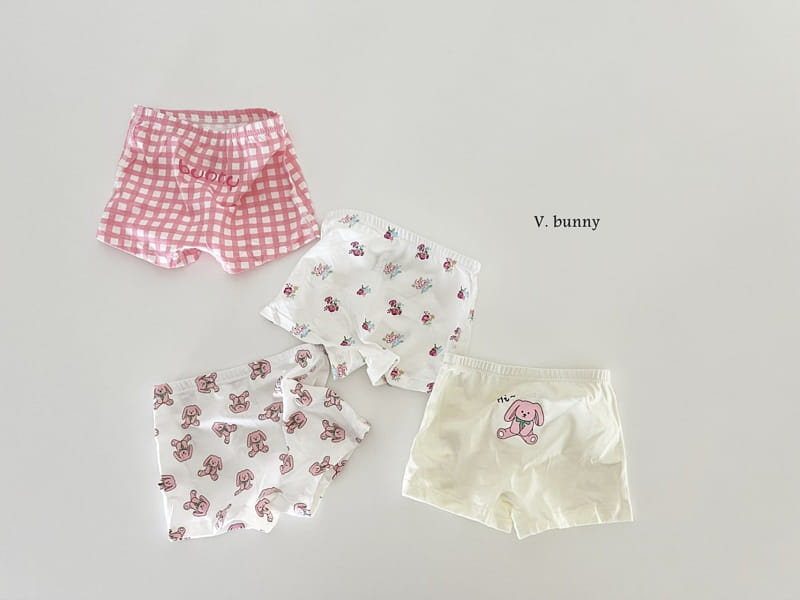 V Bunny - Korean Children Fashion - #childofig - Check Bunny Underwear