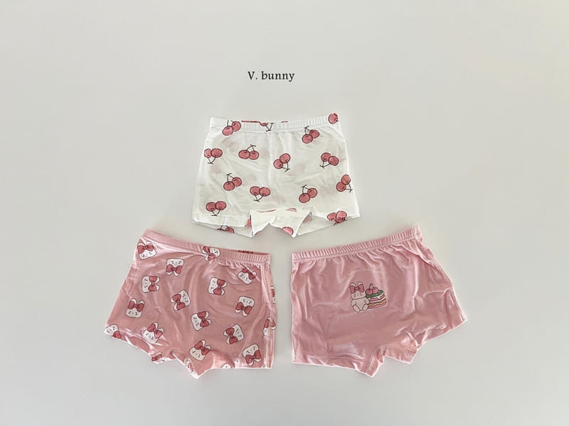 V Bunny - Korean Children Fashion - #childofig - Pink Ribbon Underwear