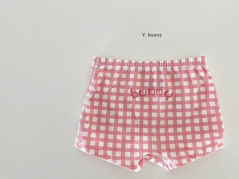 V Bunny - Korean Children Fashion - #childrensboutique - Check Bunny Underwear - 3