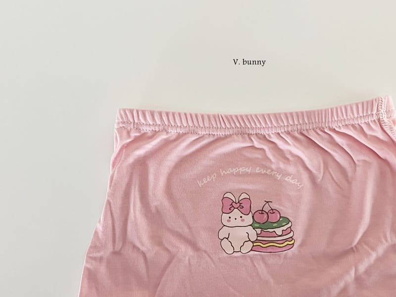 V Bunny - Korean Children Fashion - #fashionkids - Pink Ribbon Underwear - 5