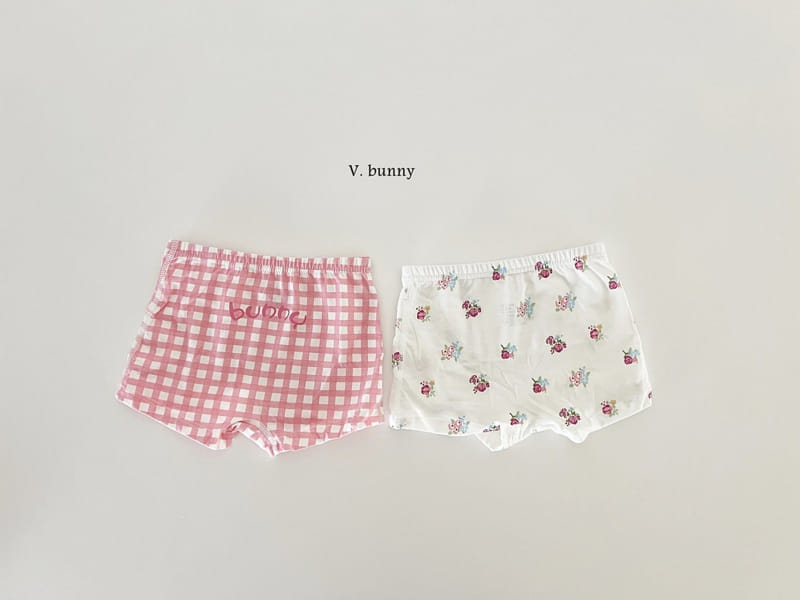 V Bunny - Korean Children Fashion - #kidzfashiontrend - Check Bunny Underwear - 9