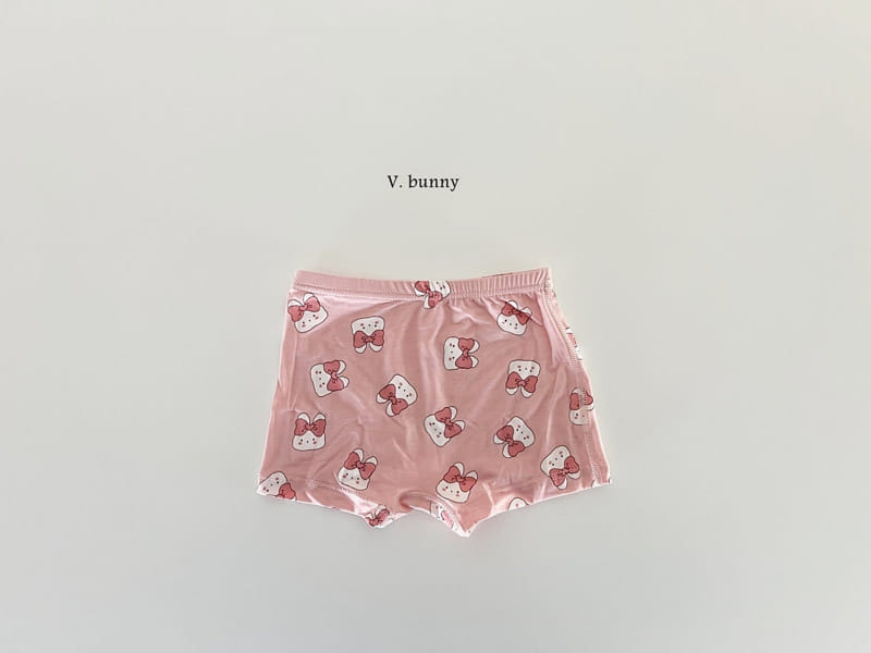 V Bunny - Korean Children Fashion - #kidzfashiontrend - Pink Ribbon Underwear - 8