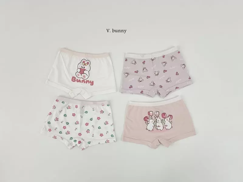 V Bunny - Korean Children Fashion - #kidzfashiontrend - Heart Bunny Underwear - 2