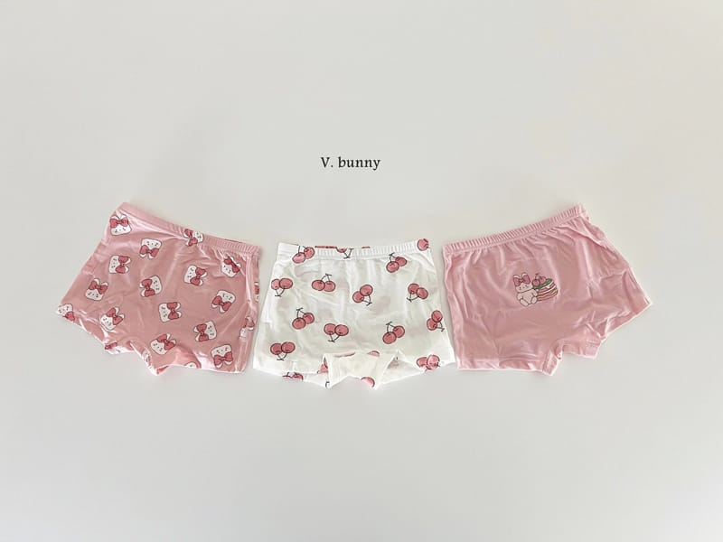 V Bunny - Korean Children Fashion - #littlefashionista - Pink Ribbon Underwear - 10