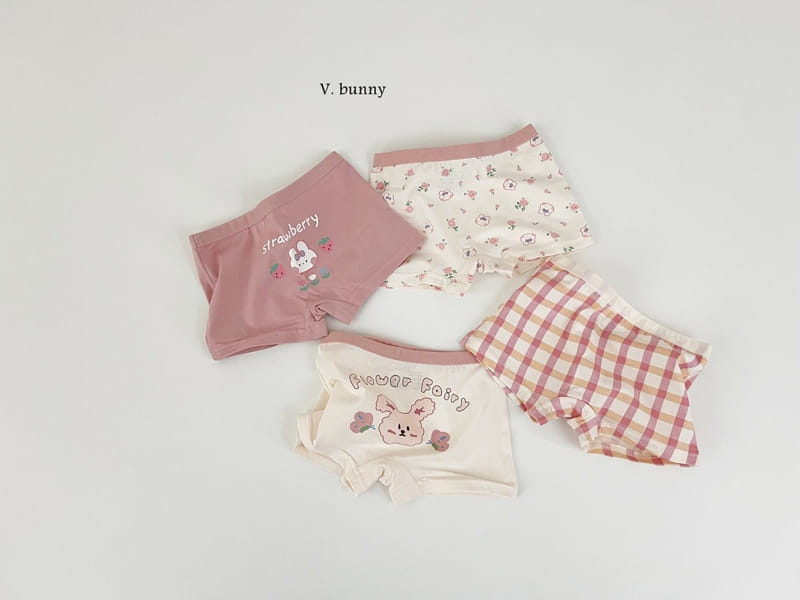 V Bunny - Korean Children Fashion - #stylishchildhood - Flower Underwear - 11