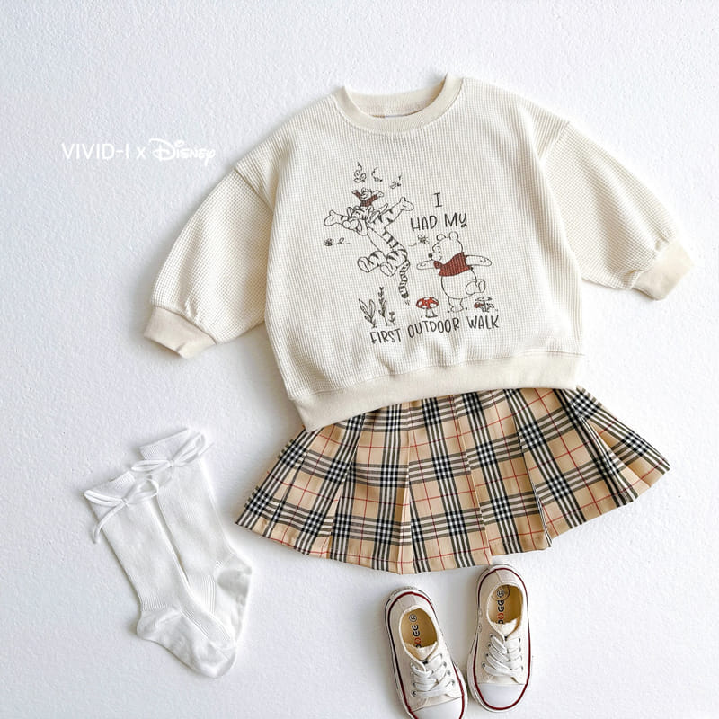 Vivid I - Korean Children Fashion - #Kfashion4kids - P Waffle Sweatshirt - 11