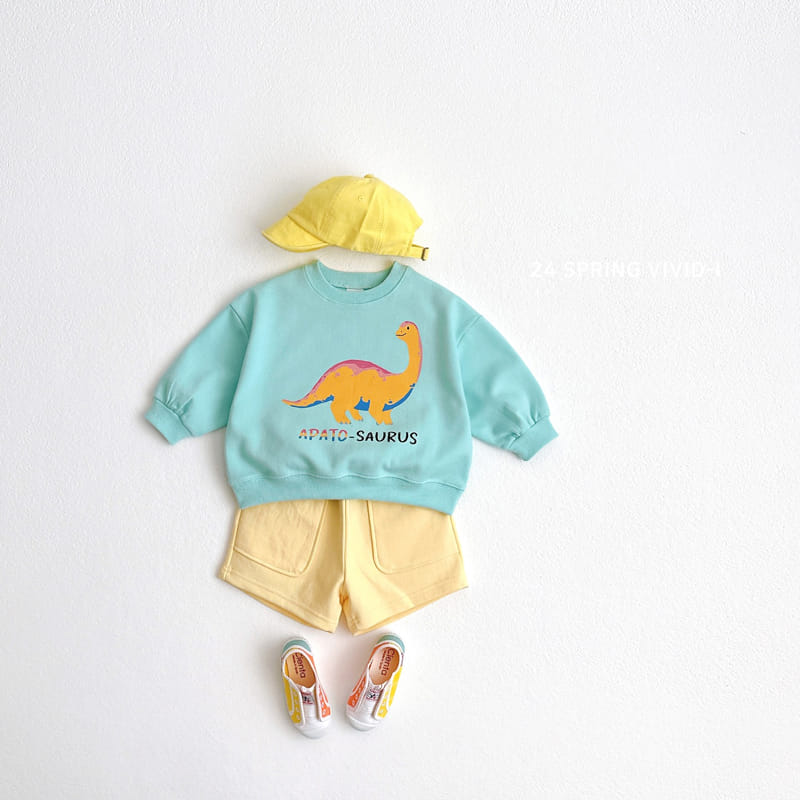 Vivid I - Korean Children Fashion - #Kfashion4kids - Painting Dino Sweatshirt - 9