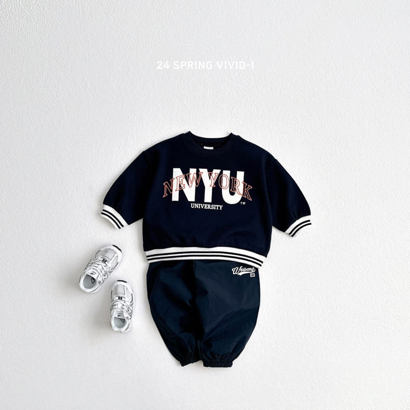 Vivid I - Korean Children Fashion - #Kfashion4kids - New York Banding Sweatshirt - 8