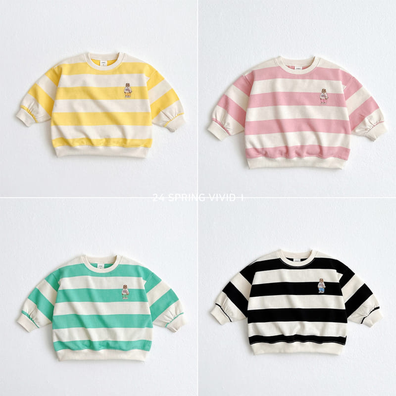 Vivid I - Korean Children Fashion - #Kfashion4kids - Big ST Embroidery Sweatshirt - 3