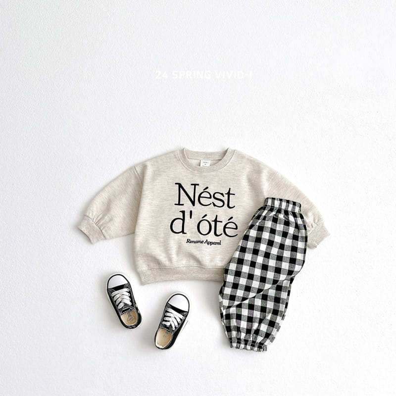 Vivid I - Korean Children Fashion - #childofig - Nest Embroidery Sweatshirt - 2