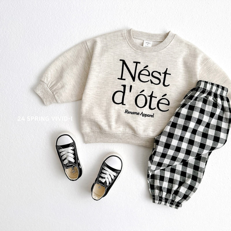 Vivid I - Korean Children Fashion - #childrensboutique - Nest Embroidery Sweatshirt - 3