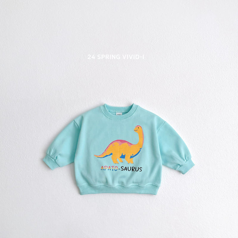 Vivid I - Korean Children Fashion - #childrensboutique - Painting Dino Sweatshirt - 2