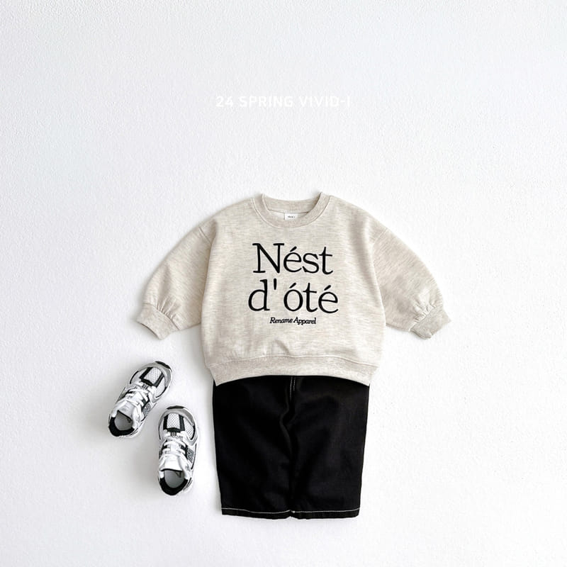 Vivid I - Korean Children Fashion - #childrensboutique - Nest Embroidery Sweatshirt - 4