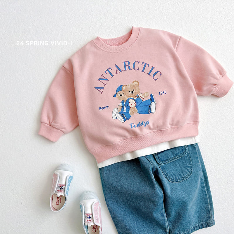 Vivid I - Korean Children Fashion - #designkidswear - Denim Dungarees Sweatshirt - 9