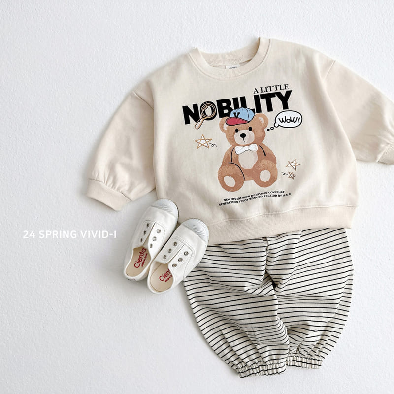 Vivid I - Korean Children Fashion - #designkidswear - Ball Cap Bear Sweatshirt - 8