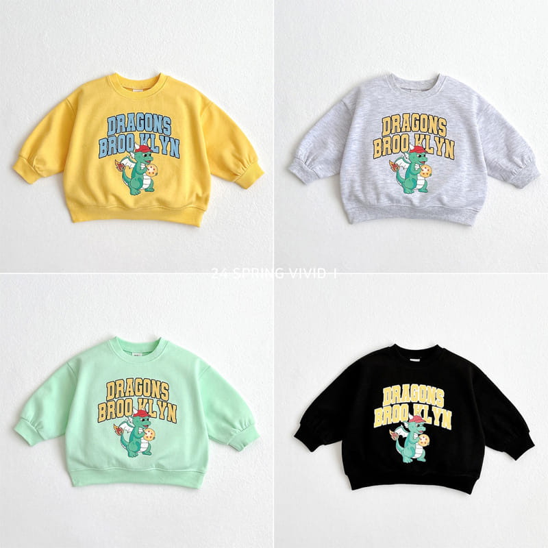 Vivid I - Korean Children Fashion - #discoveringself - Dragon Sweatshirt - 2