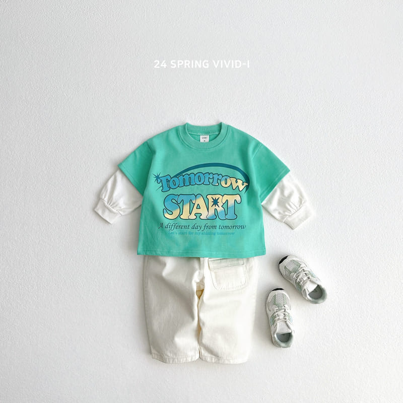 Vivid I - Korean Children Fashion - #discoveringself - Start Layered Sweatshirt - 7