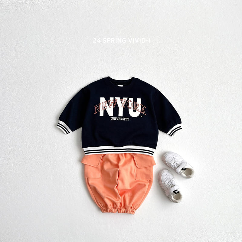 Vivid I - Korean Children Fashion - #discoveringself - New York Banding Sweatshirt - 4