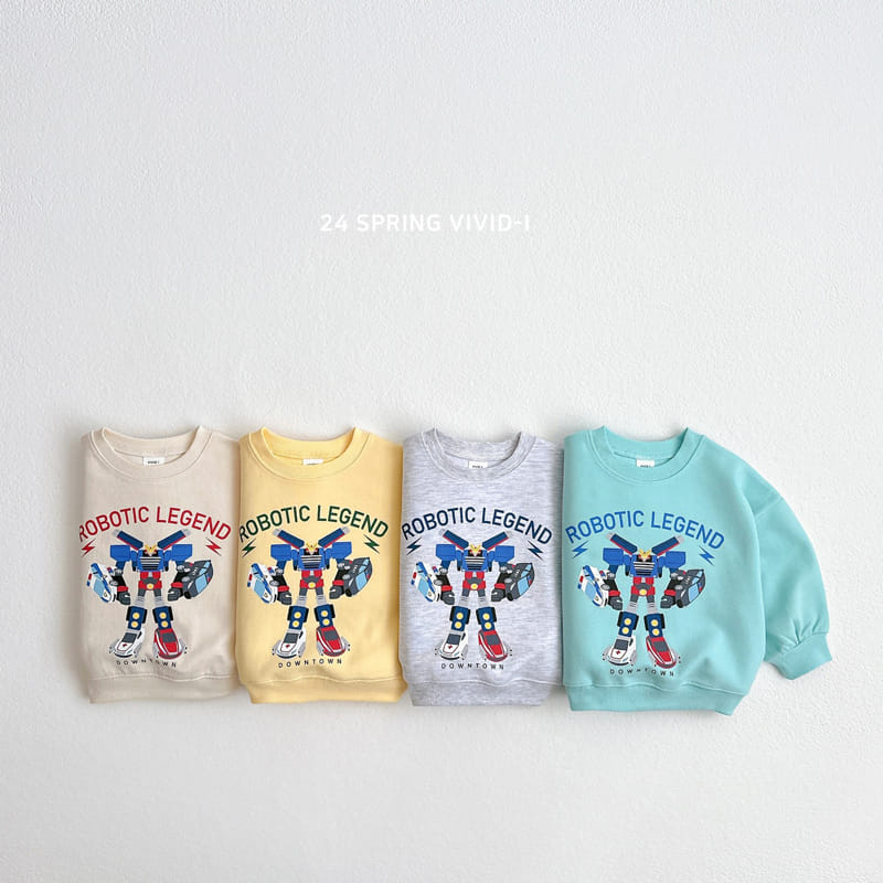 Vivid I - Korean Children Fashion - #fashionkids - Transformation Robot Sweatshirt - 2