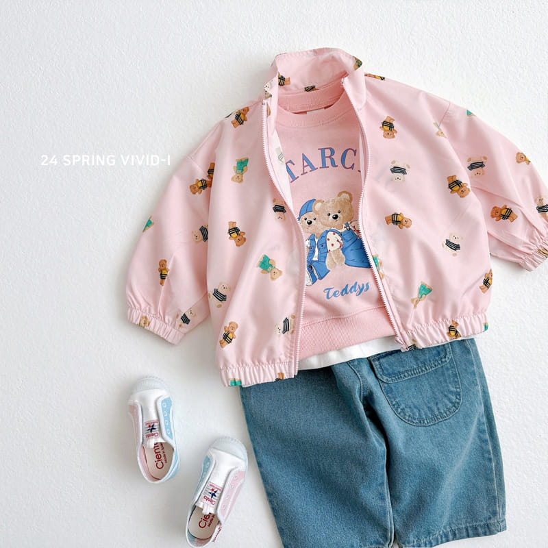 Vivid I - Korean Children Fashion - #fashionkids - Denim Dungarees Sweatshirt - 11