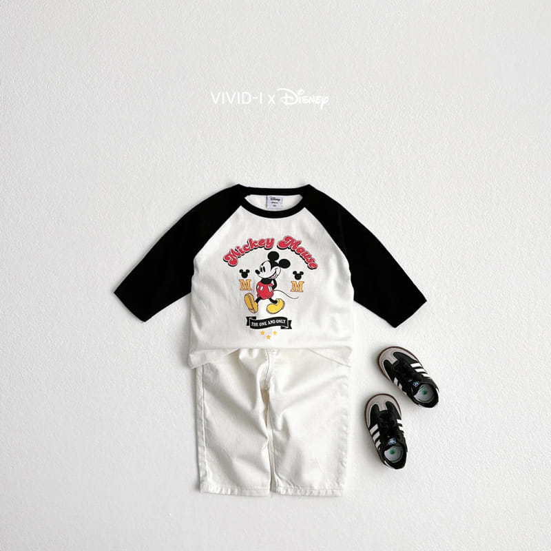 Vivid I - Korean Children Fashion - #discoveringself - D Color Raglan Tee - 4