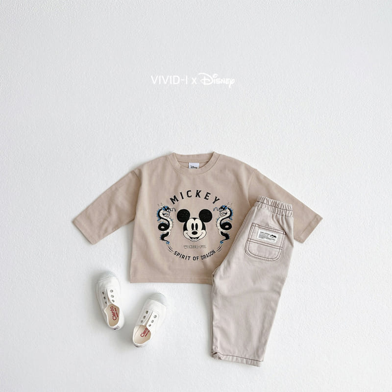 Vivid I - Korean Children Fashion - #kidsshorts - Dragon M Single Tee - 11