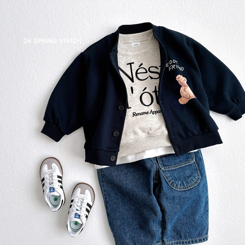 Vivid I - Korean Children Fashion - #kidzfashiontrend - Nest Embroidery Sweatshirt - 9