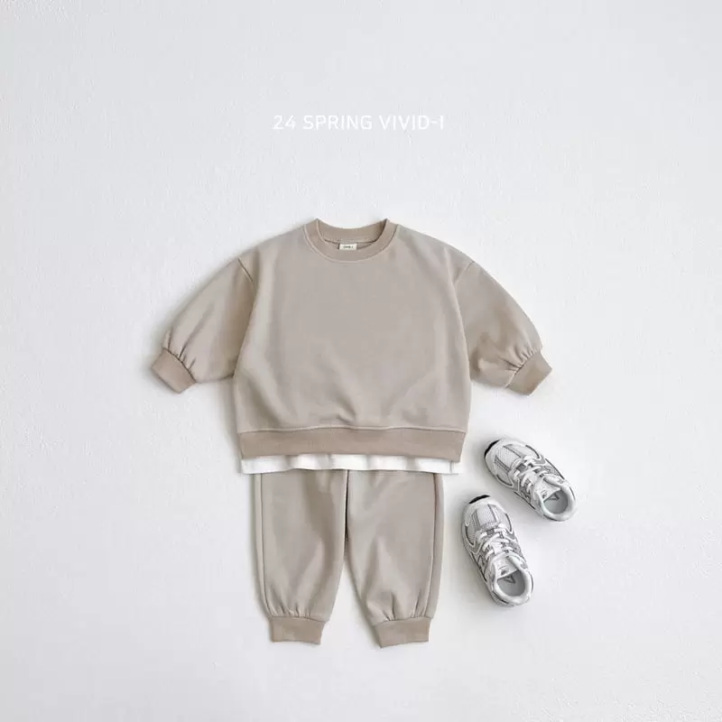 Vivid I - Korean Children Fashion - #littlefashionista - Spring Daily Top Bottom Set - 8