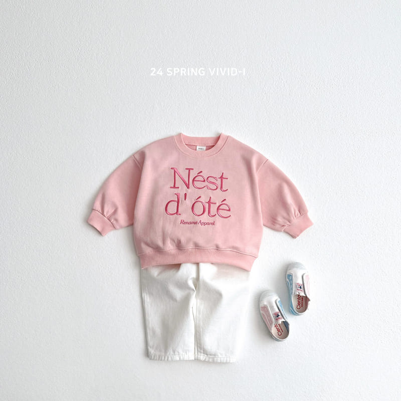 Vivid I - Korean Children Fashion - #littlefashionista - Nest Embroidery Sweatshirt - 11