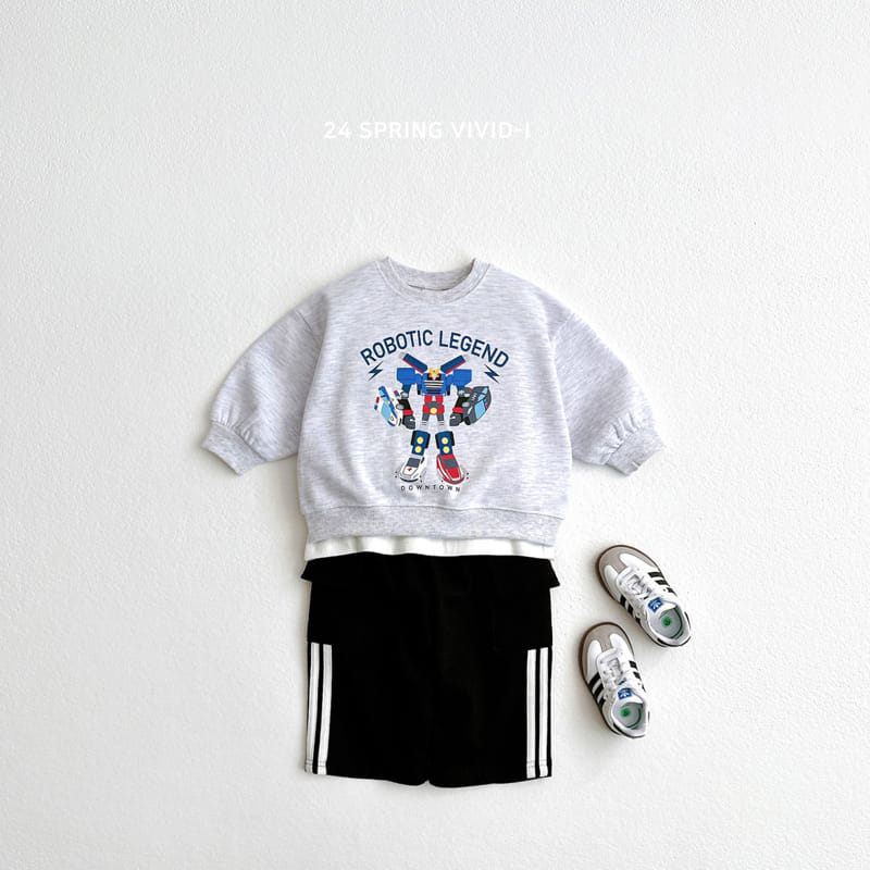 Vivid I - Korean Children Fashion - #magicofchildhood - Transformation Robot Sweatshirt - 8