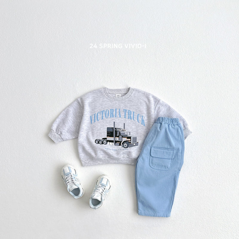 Vivid I - Korean Children Fashion - #magicofchildhood - Car Car Car Sweatshirt - 7