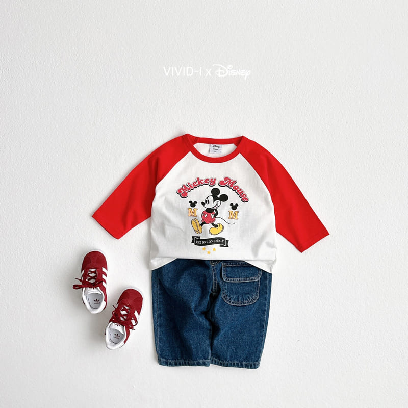 Vivid I - Korean Children Fashion - #magicofchildhood - D Color Raglan Tee - 10