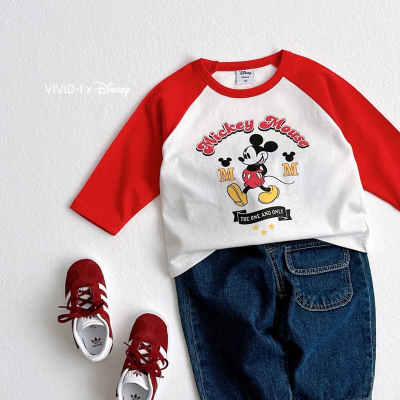 Vivid I - Korean Children Fashion - #minifashionista - D Color Raglan Tee - 11