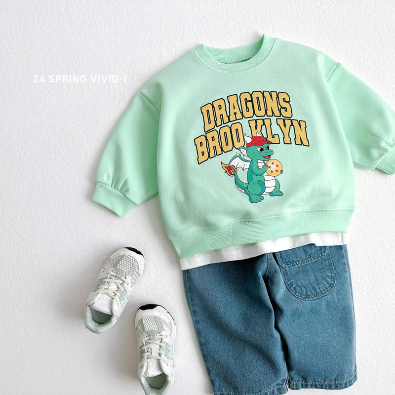 Vivid I - Korean Children Fashion - #prettylittlegirls - Dragon Sweatshirt - 11