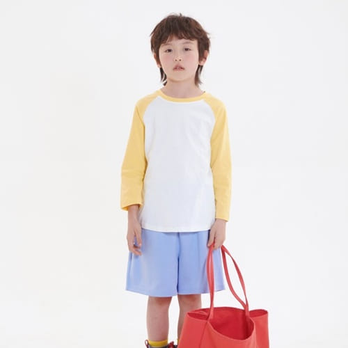 Whitesketchbook - Korean Children Fashion - #littlefashionista - New Color Raglan Three Quarter Tee