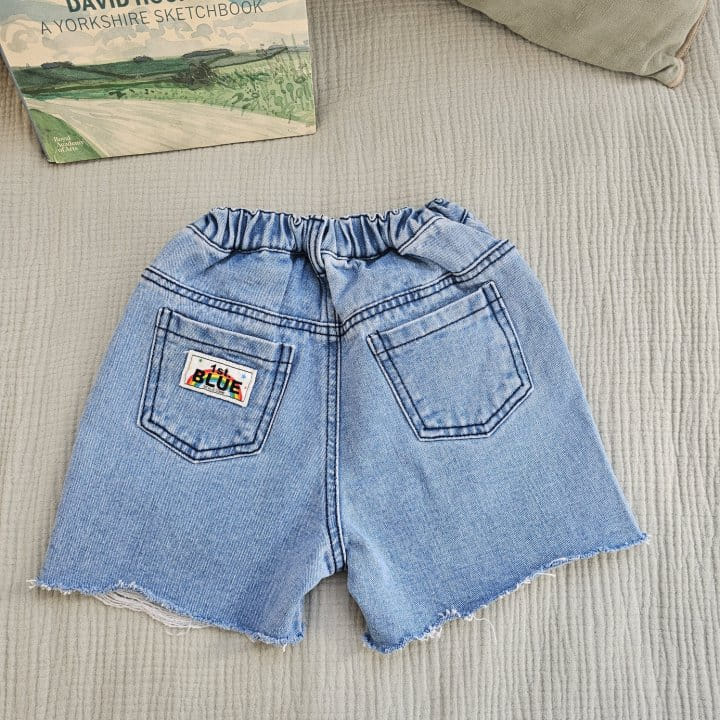 1St Blue - Korean Children Fashion - #minifashionista - Vintage Denim Pants - 5