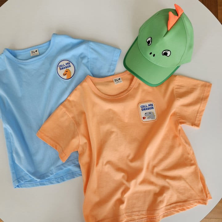 1St Blue - Korean Children Fashion - #toddlerclothing - Dragon Short Sleeve Tee  - 7