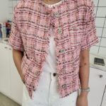 Short Sleeve Tassel Jacket