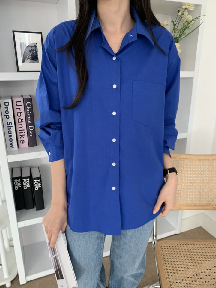 Allu - Korean Women Fashion - #momslook - Back Button Shirt - 9