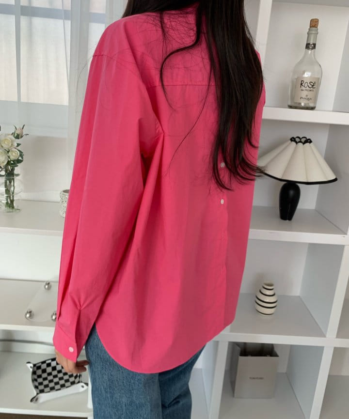 Allu - Korean Women Fashion - #thelittlethings - Back Button Shirt - 2