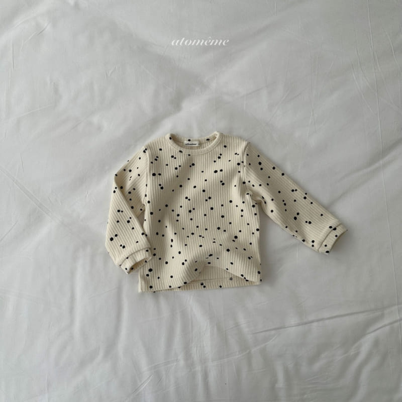 Atomeme - Korean Baby Fashion - #babyboutiqueclothing - Dot Dot Round Tee - 10