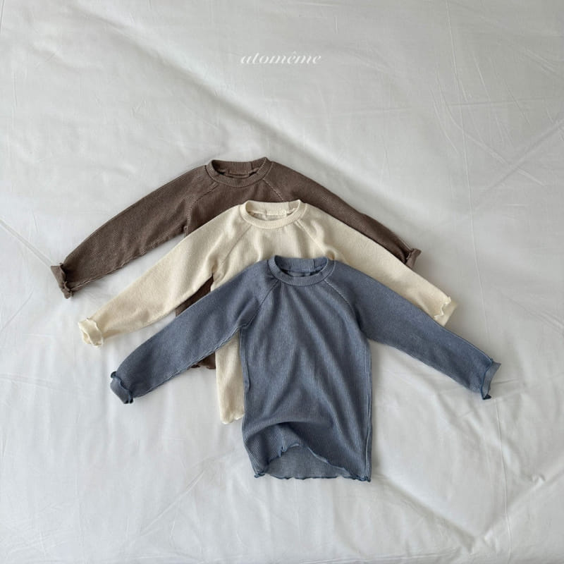 Atomeme - Korean Baby Fashion - #babyoninstagram - Rolling Rib Tee