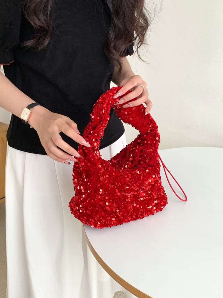 Attention-plz-Korean Women Fashion - #momslook - Spangle Tote Bag