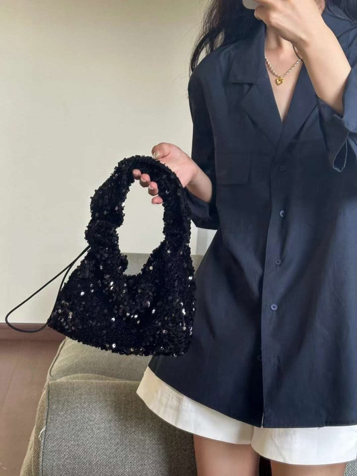 Attention-plz-Korean Women Fashion - #momslook - Spangle Tote Bag - 3